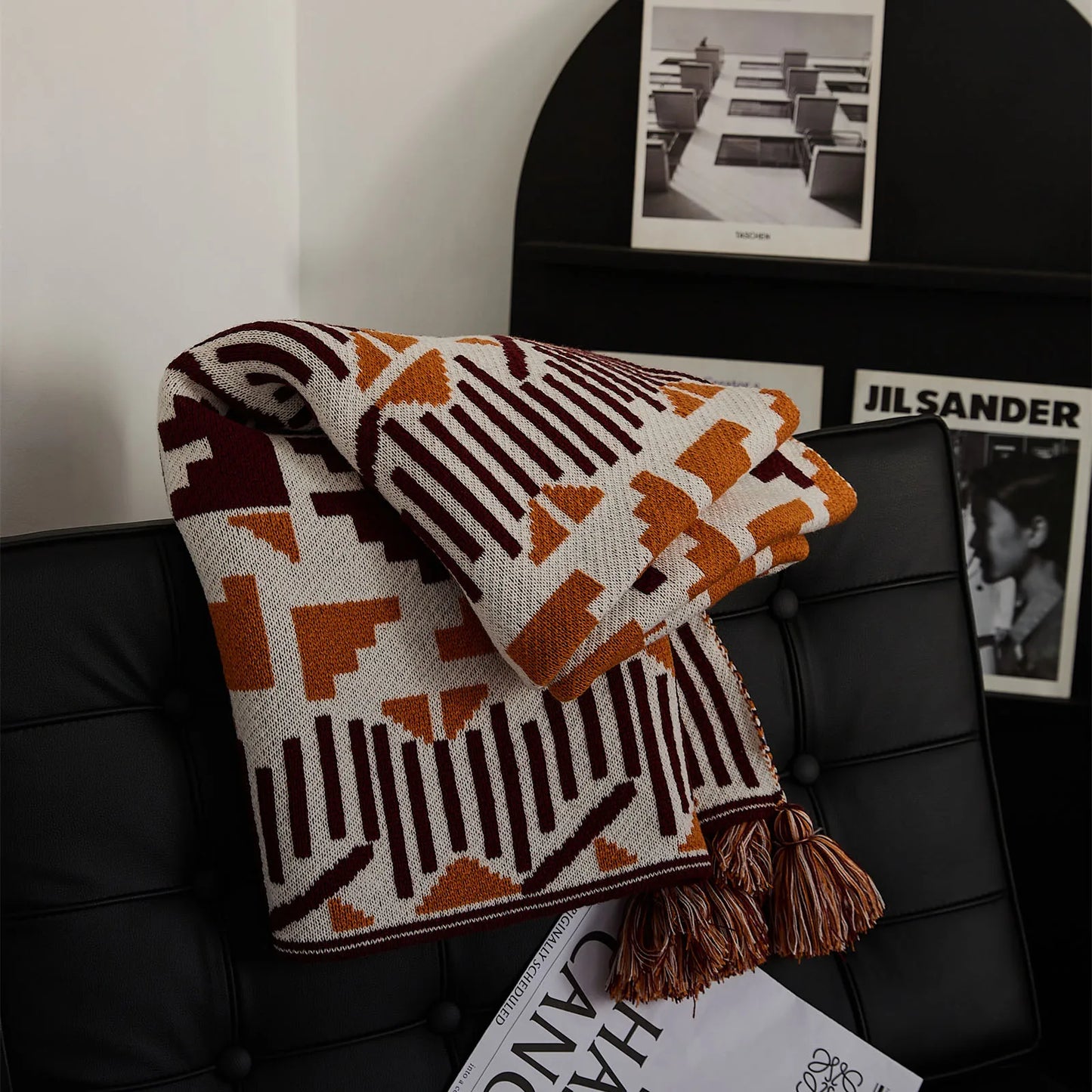 Couverture Géométrique Boho