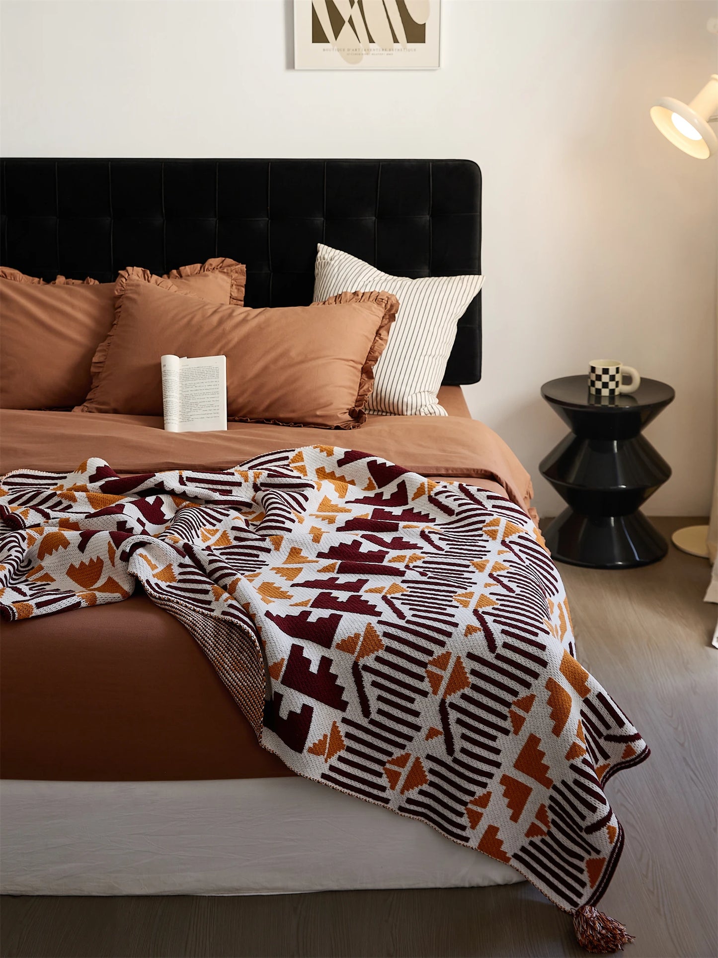 Couverture Géométrique Boho
