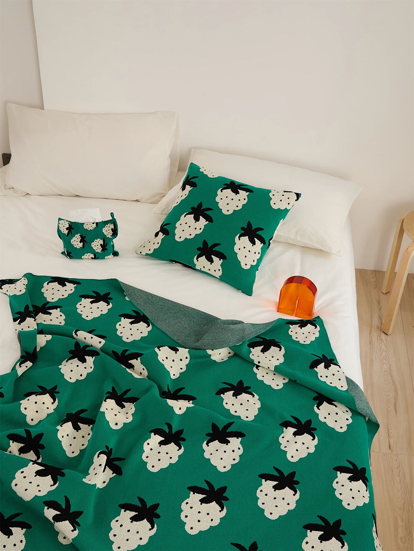 Couverture Design à Motif Raisin