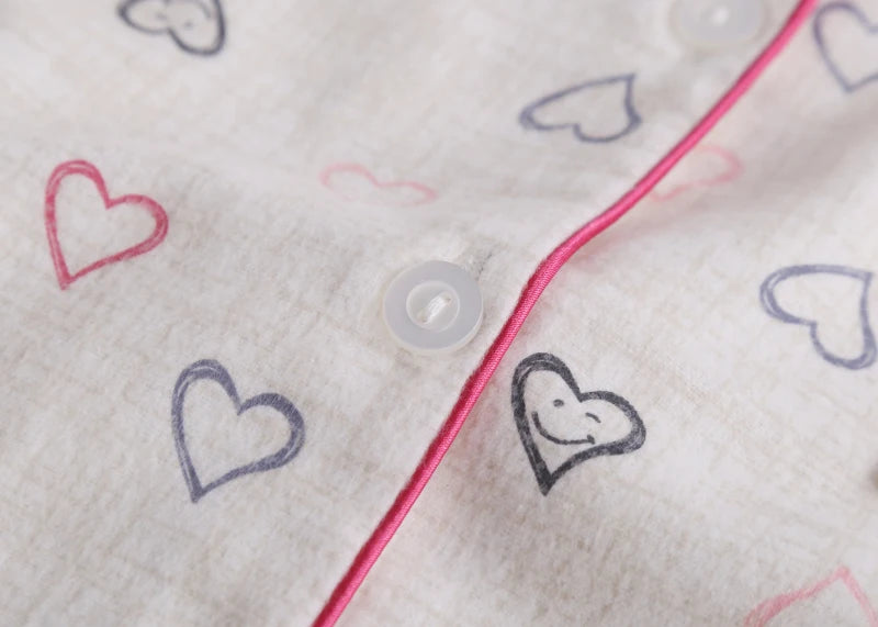 Pyjama Motif Coeur