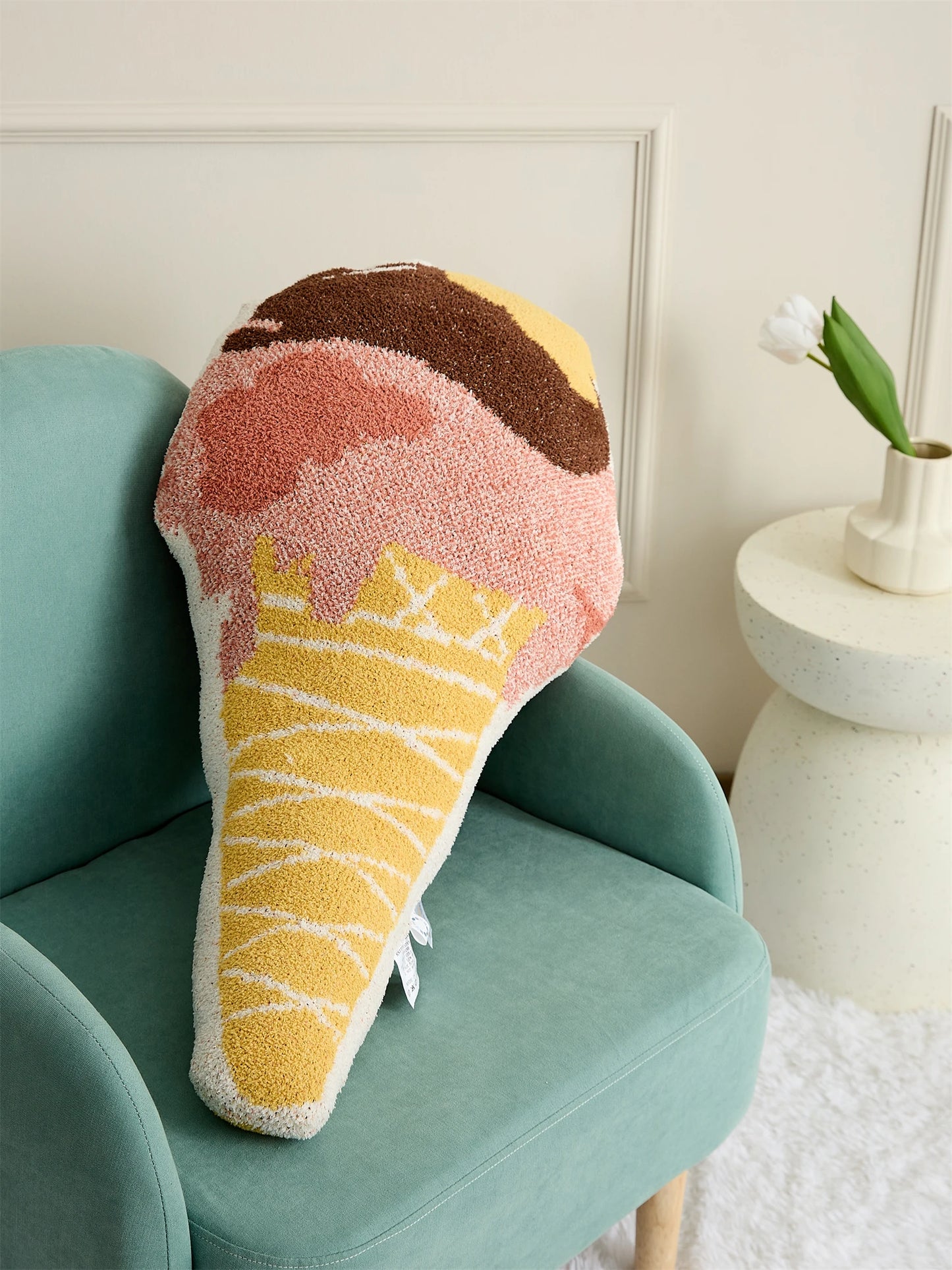 Coussin Design Glace