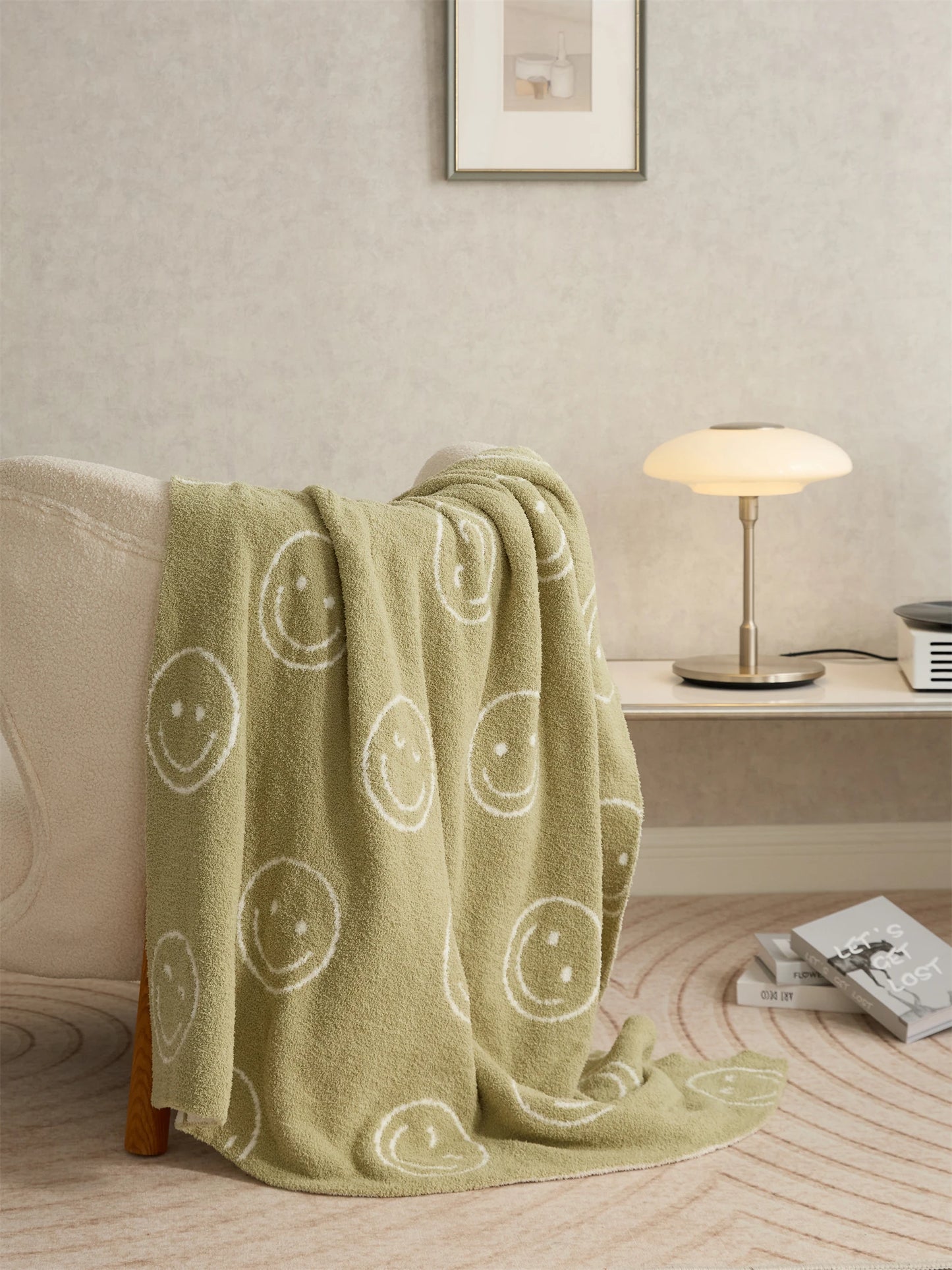 Couverture Douce Smiley