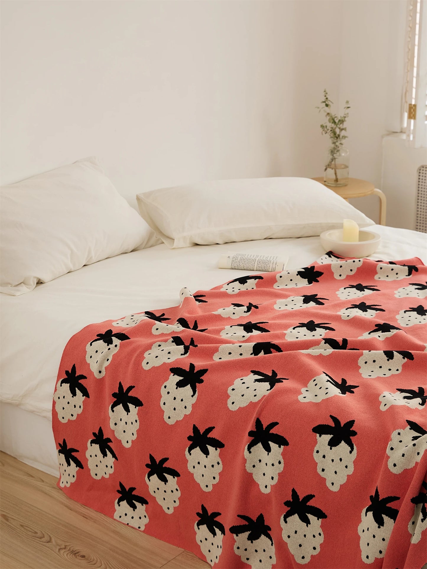 Couverture Design à Motif Raisin