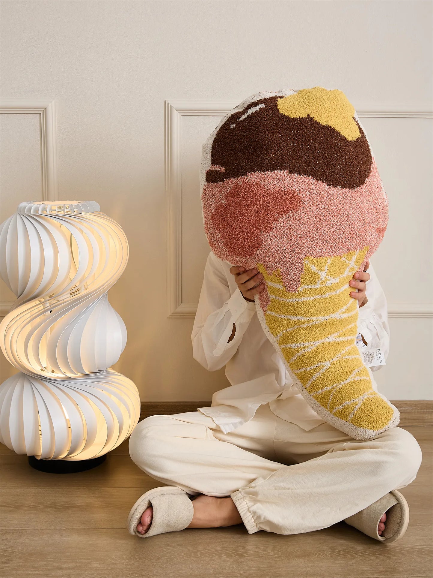 Coussin Design Glace