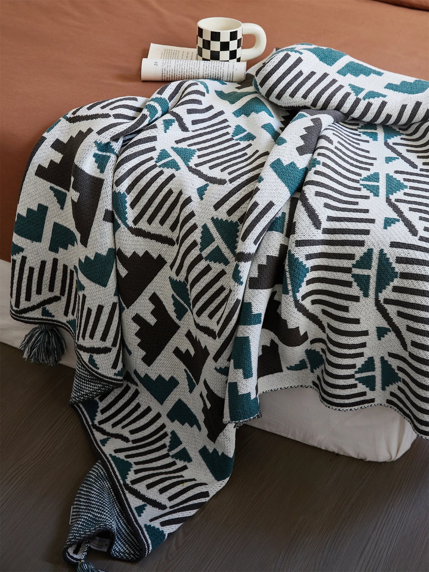 Couverture Géométrique Boho