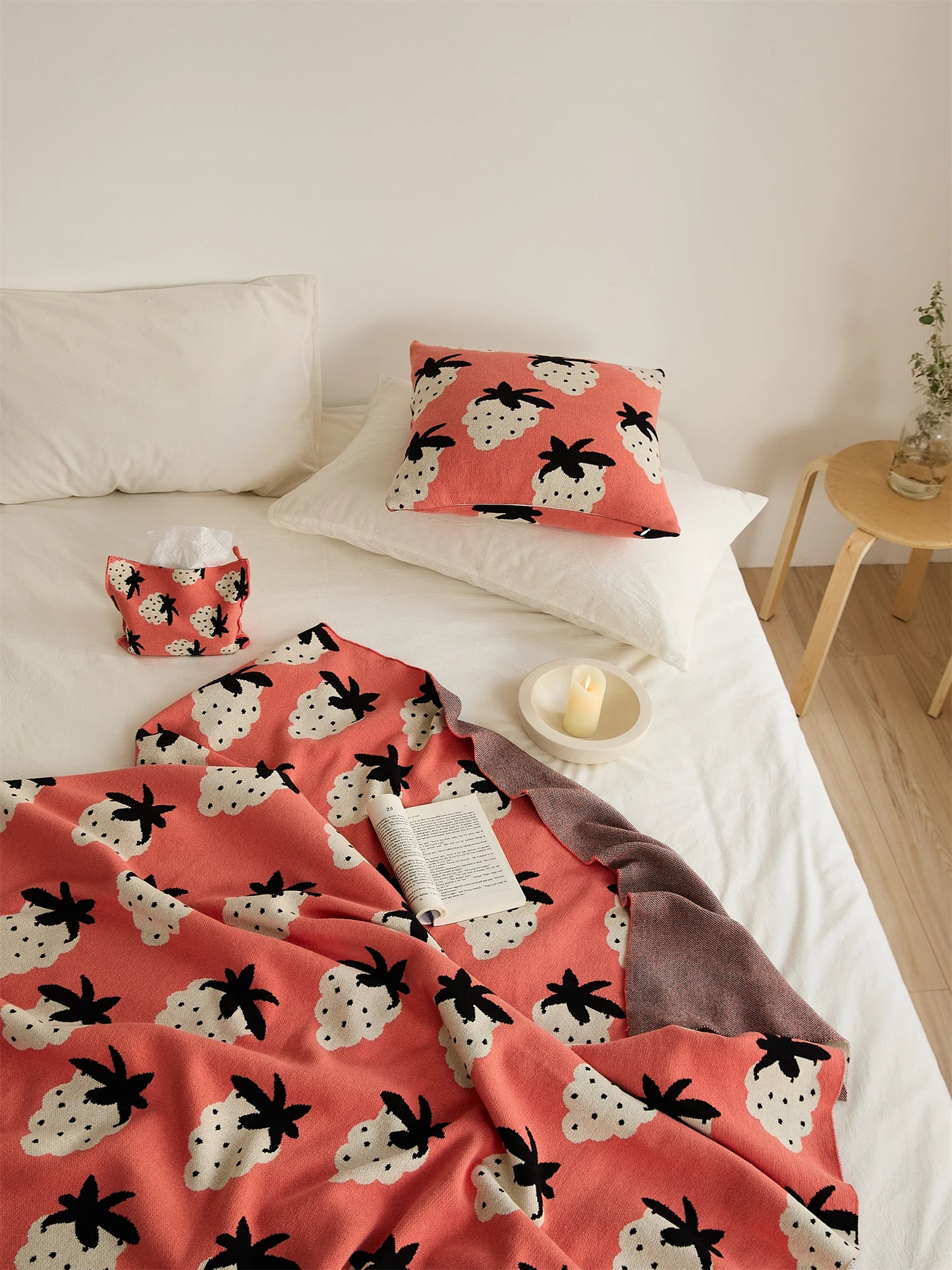 Couverture Design à Motif Raisin