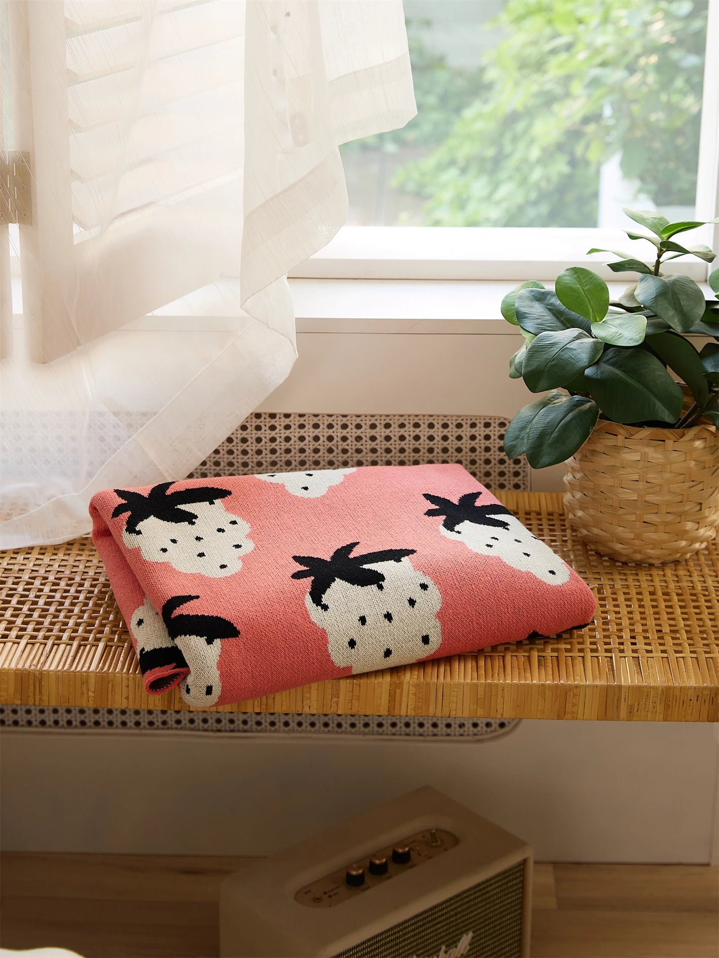 Couverture Design à Motif Raisin
