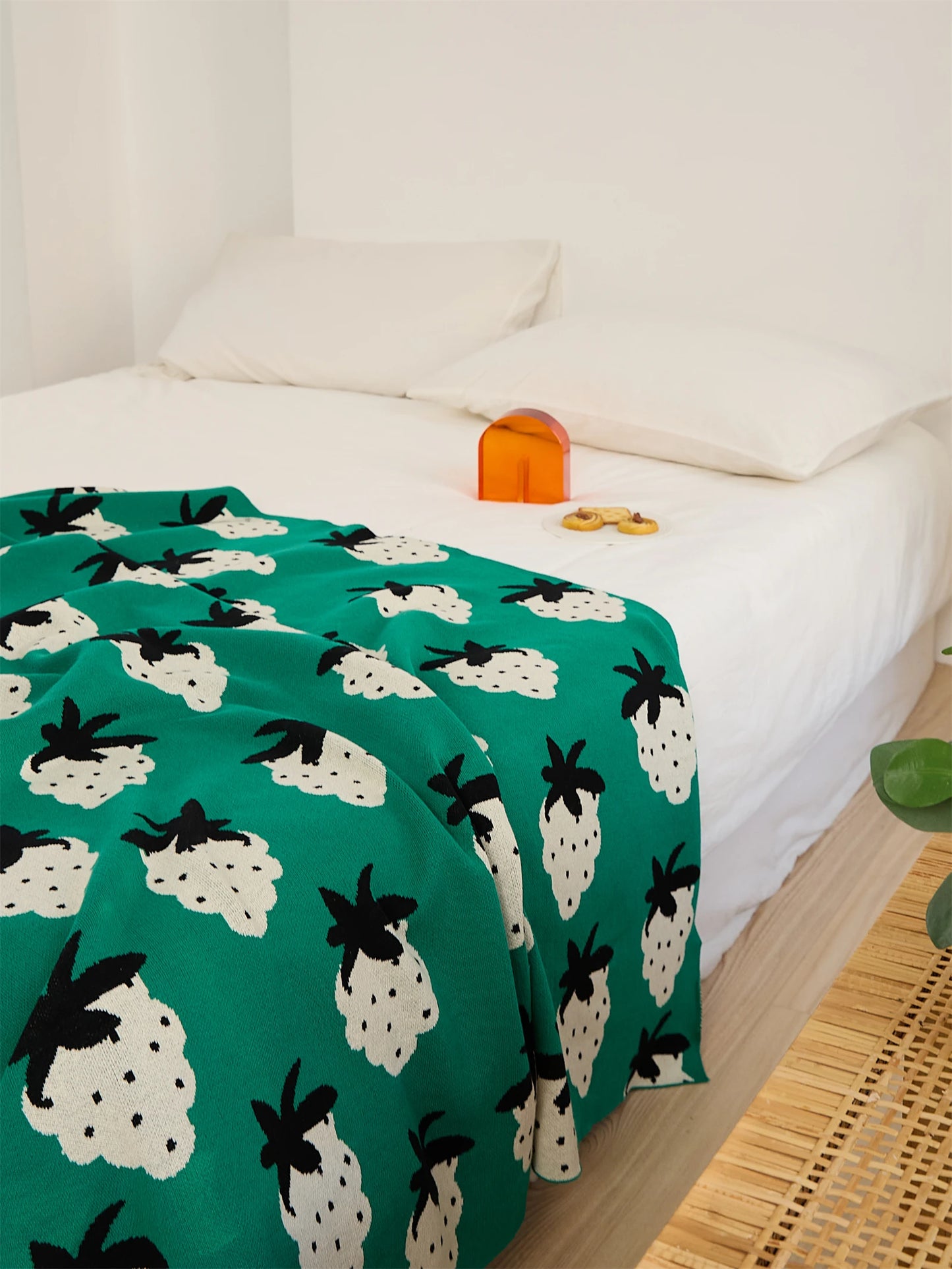 Couverture Design à Motif Raisin