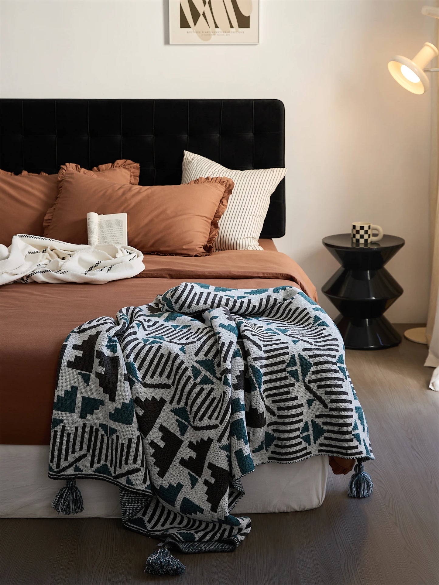 Couverture Géométrique Boho