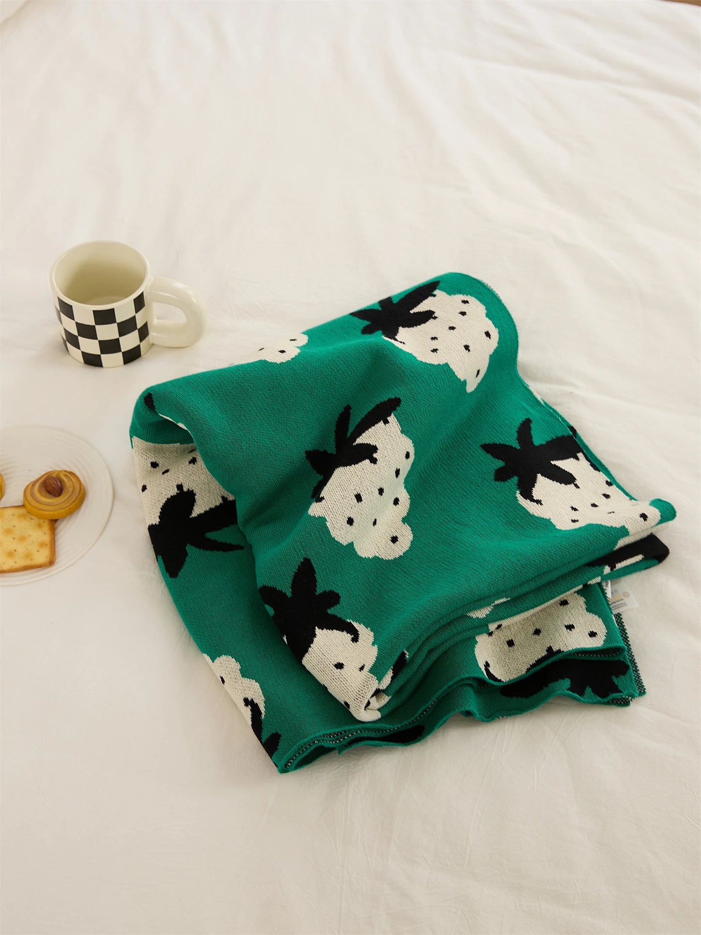 Couverture Design à Motif Raisin