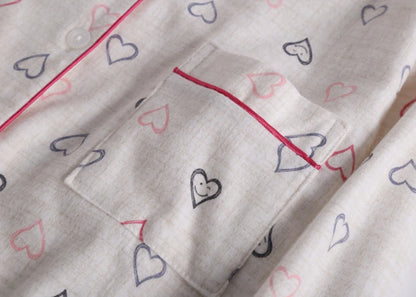 Pyjama Motif Coeur
