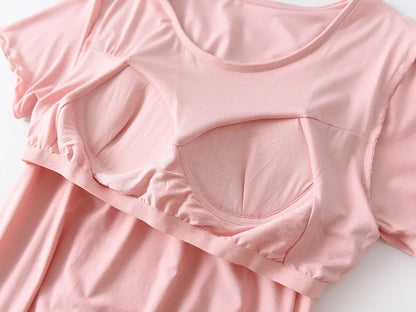 Robe de nuit Coussinets Poitrine