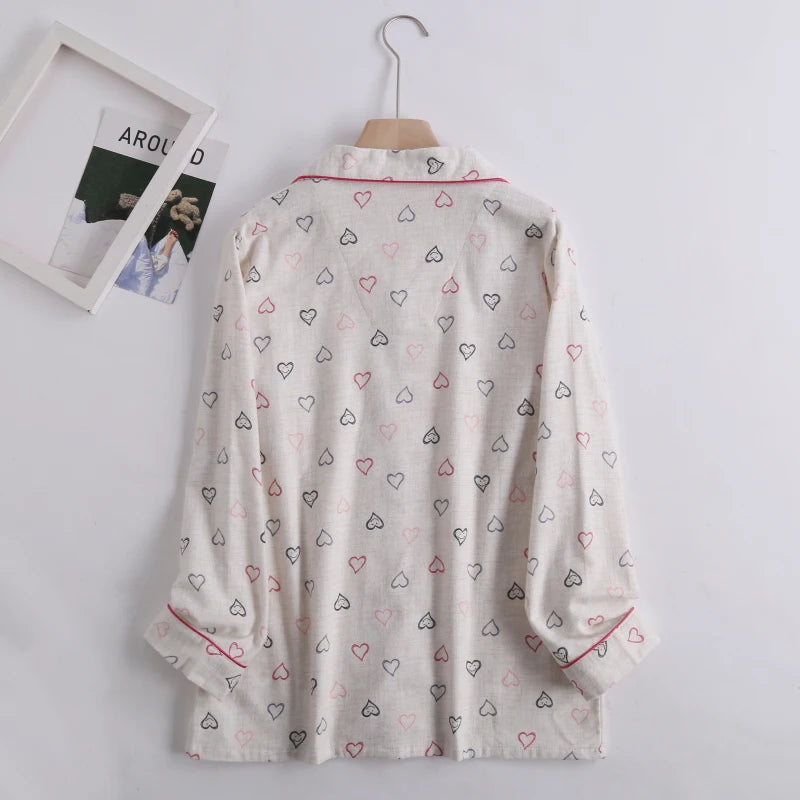 Pyjama Motif Coeur